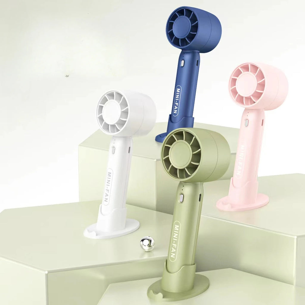 Portable Hand Fan Air Fan Cooler Outdoor Electric Fan Portable Air Conditioner Mini Cooler Cooling USB Rechargeable Cold Fan